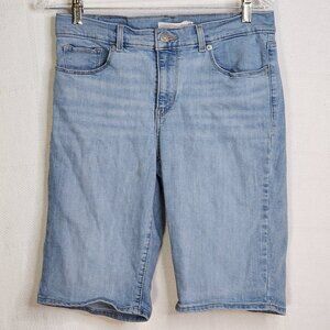 Levi Strauss & Co. Cotton Viscose Poly Elastane Classic Bermuda Shorts Size W28